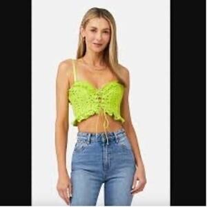 For Love & Lemons Sadie Corset Top Medium   (B10253)